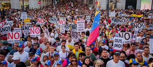 Milhares em todo o mundo pedem democracia na Venezuela