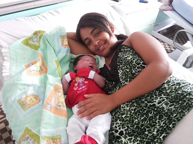 Primeiro bebê de 2015 nascido em União dos Palmares chama-se David, pesa 4,8kh e é uma criança saudável