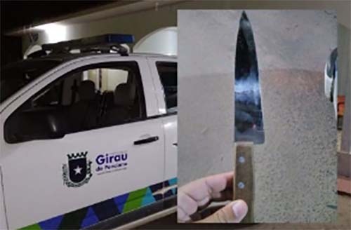 Homem tenta matar pai e filha a facadas zona rural de Girau do Ponciano-AL