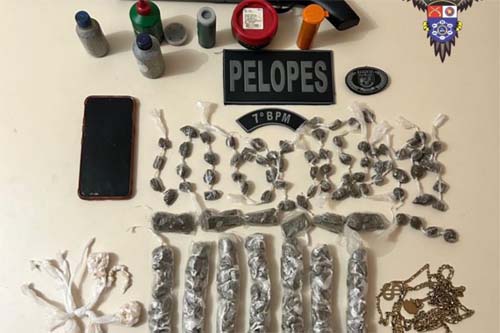 Polícia apreende drogas e armas de fogo em operação em Santana do Ipanema