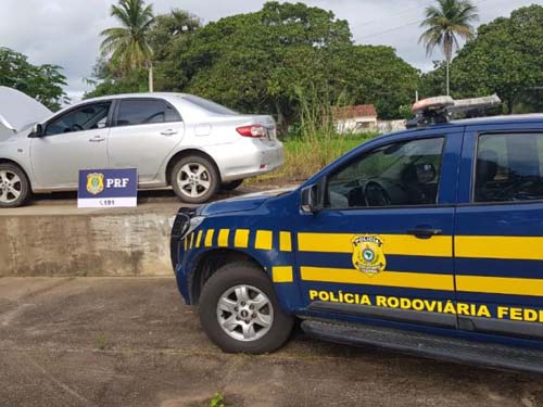 Mais um veículo adulterado é recuperado pela PRF