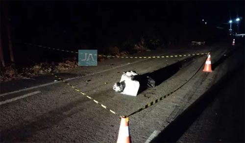 Motociclista morre após colisão com veículo de passeio em rodovia estadual