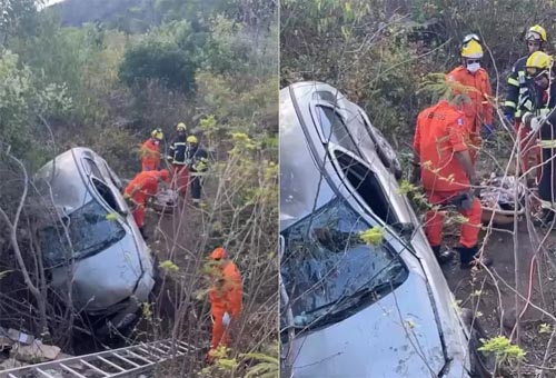 Condutor de veículo morre após capotamento na rodovia AL-145, em Água Branca