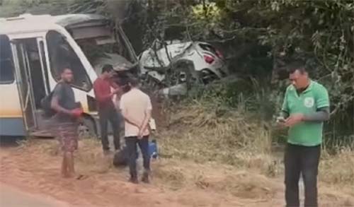 Tragédia na Estrada: Empresário de Coruripe Perde a Vida e Esposa Fica Ferida Após Colisão Frontal