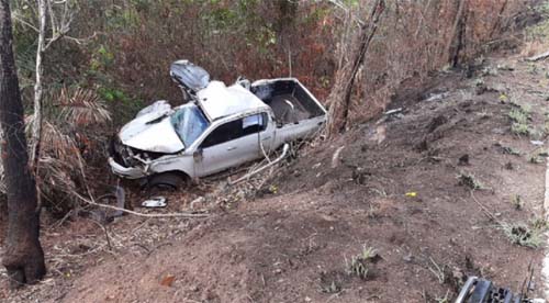 Ex-deputado Gilvan Barros se envolve em acidente com carreta, no Maranhão