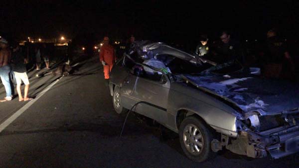 Veículo colide com cavalo e oito pessoas ficam feridas; criança não resistiu