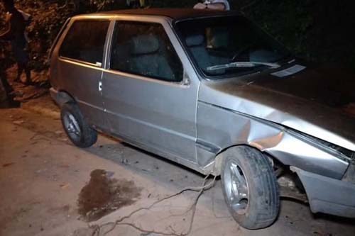 Motorista fica ferido ao perder o controle da direção e veículo capotar na AL-485, em Feira Grande