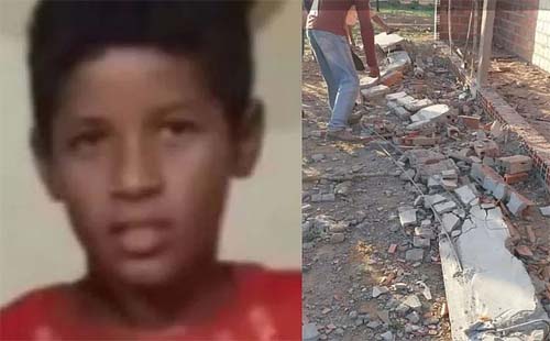 Menino de 12 anos morre ao ser atingida por viga de concreto em Girau do Ponciano