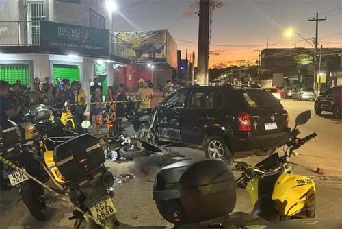 Motorista é preso com sinais de embriaguez após colisão que matou motociclista e feriu outro na Jatiúca