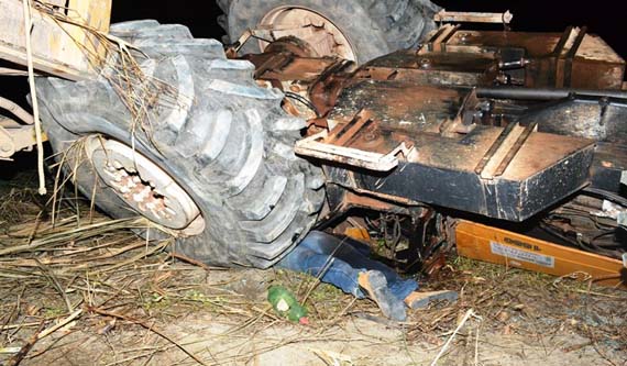 Em Joaquim Gomes, tratorista morre esmagado por trator