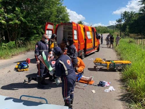Capotamento deixa cinco pessoas feridas na parte alta de Maceió