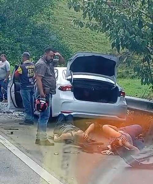 Colisão frontal causa feridos na BR 316, em Maribondo