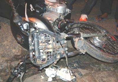 Motoqueiro fica gravemente ferido em acidente na BR 101 em São Miguel dos Campos