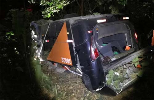 Acidente na BR-116: Ônibus com time de futebol cai de ponte e deixa ao menos 4 mortos