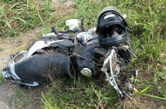 Motociclista morre em colisão entre moto e carro no Pilar