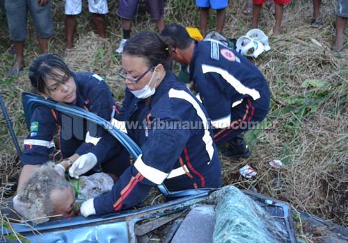 Polícia de União identifica homem que morreu após cair com carro em uma ribanceira de 8 metros