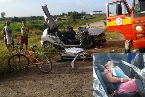 Colisão em Porto Real do ‘Colégio’ deixa um morto e um ferido