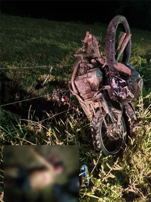 Acidente entre Van que transporta portadores de Hemodiálise e Motocicleta deixa um morto