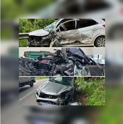 Acidentes marcam início de fim de semana na capital e no interior