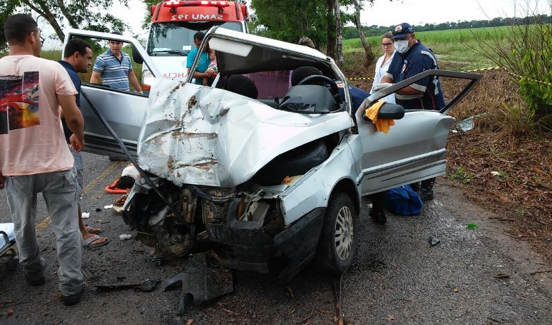 Uma pessoa morre e três ficam feridas em grave acidente, em Boca da Mata
