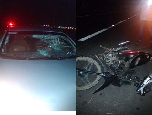 Mais um acidente no ‘Trecho da Morte’ em União: colisão entre carro e moto deixa homem ferido