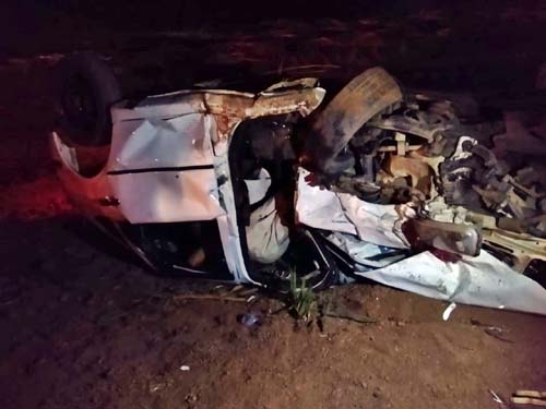 Colisão frontal mata motorista