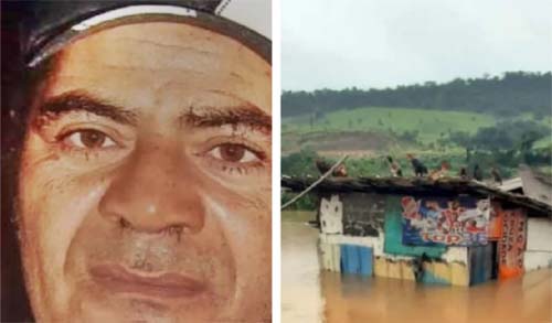 Homem salva esposa de inundação, mas acaba sendo levado pela correnteza do rio em São Miguel dos Campos