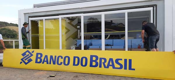 Banco do Brasil instala agência móvel em Joaquim Gomes