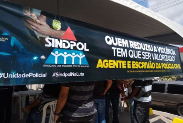 Policiais Civis de Alagoas podem realizar greve durante carnaval