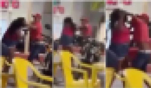 Homem agride mulher na rua enquanto testemunhas apenas riem e registram com celulares em União dos Palmares