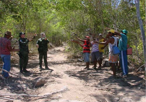 Equipes do IMA e BPA flagram desmatamento em Água Branca