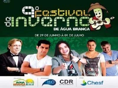 Começa hoje o Festival de Inverno de Água Branca