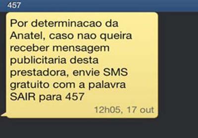 Saiba como cancelar mensagens publicitárias de operadoras no celular