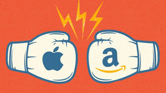 Apple x Amazon: a batalha das titãs que valem trilhões de dólares