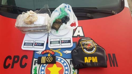 Drogas são retiradas de circulação por equipes distintas da PM em Maceió