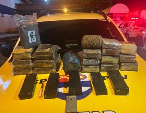 BPRV apreende 21 quilos de Maconha em Marechal Deodoro