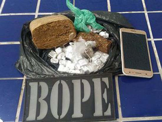 Bope apreende um quilo de maconha na Jatiúca e em Paripueira