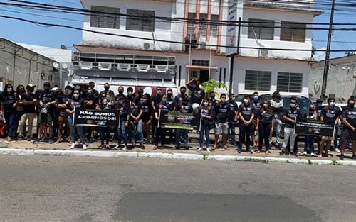 Aprovados no concurso da PC de Alagoas fazem protesto e pedem retomada do certame
