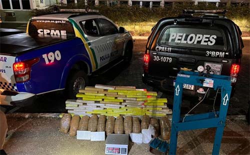 Mais de 90 kg de drogas são apreendidas pela PM em Arapiraca