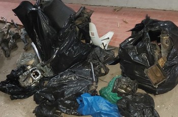 Polícia localiza desmanche de motos no Brisa do Lago, em Arapiraca