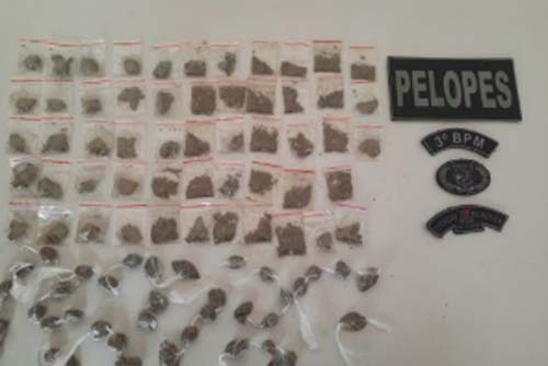 Jovem é preso por tráfico de drogas no bairro Baixa Grande, em Arapiraca