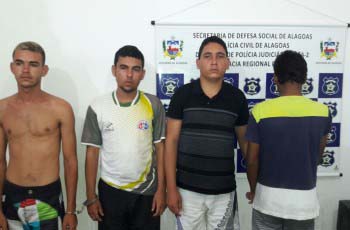 Suspeito morre em confronto com a PC e três são presos em Arapiraca