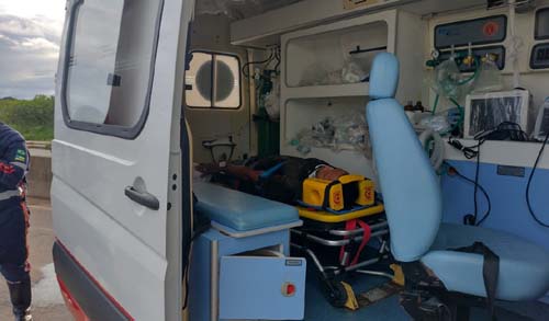 Motociclista e criança ficam feridos após acidente em rodovia de Arapiraca