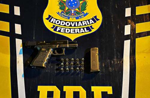 PRF prende homem flagrado com pistola Glock e 15 munições, no interior de Alagoas