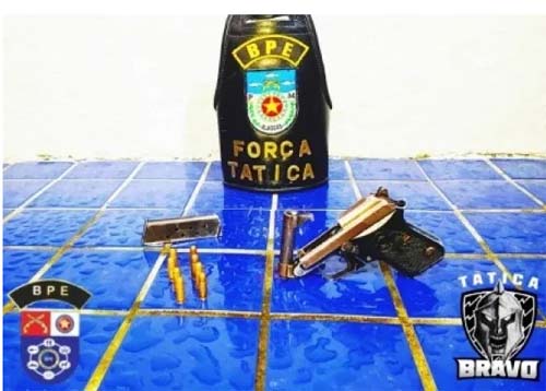BPE apreende arma de fogo no bairro do Benedito Bentes