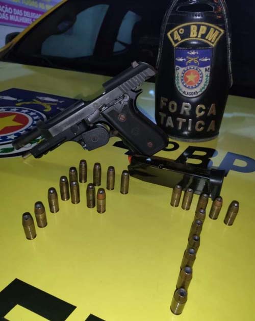 Polícia prende suspeito de tentar matar PM em Maceió e recupera arma roubada