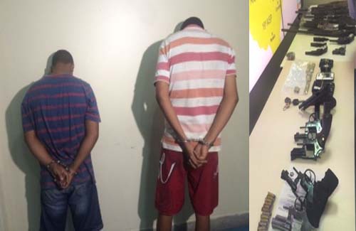 Operações resultam na prisão de 6 pessoas e na apreensão de 25 armas em Alagoas