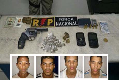 RP e Força Nacional realizam operação em Rio Largo e prendem 4