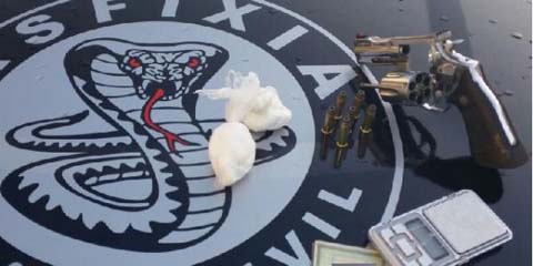 Foragido da Justiça é preso em Maceió com revólver e drogas
