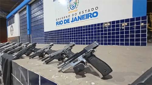 Operação policial desmantela esquema de tráfico de armas entre São Paulo e o Rio de Janeiro